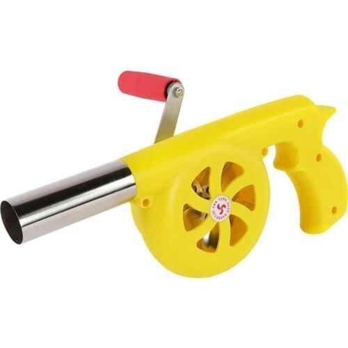 BBQ Air Blower Manual Picnic Camping Make Fire Combustion Tool Outdoor Bbq Kitchen Stuff Air Blower Camping Barbecue Equipment