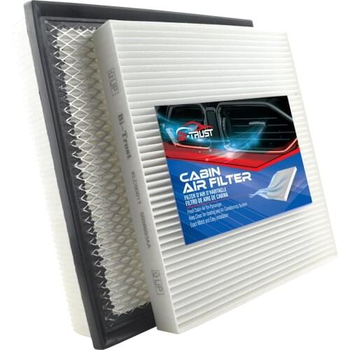 Bi-Trust Engine & Cabin Air Filter for 2011-2014 Chrysler 200 V6 3.6L 2011-2014/Dodge Avenger V6 3.6L/2011-2019 Dodge Journey V6