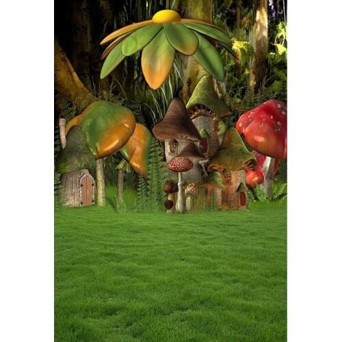 Jungle Forest Background for Photo Printed Backdrops Vinyl Cloth Children Baby Shower Birthday Party Photography Backdrops Stand