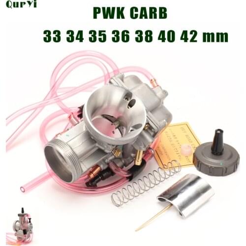 PWK Carburetor 33 34 35 36 38 40 42mm Racing Carb Universal 2T 4T Engine Dirt Bike Motocross Motorcycle Scooter ATV Quad