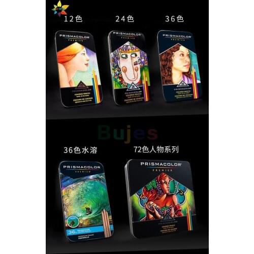 Prismacolor 12/24/36/48/72/132/150 Oily Color Pencil Painting Colored Pencil Set Hand-Painted Sketch Pen School Office Supplies