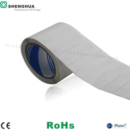 50pcs/pack Long Reading Distance RFID Tag 915MHz Adhesive Printable Programmable UHF RFID Sticker for Warehousing