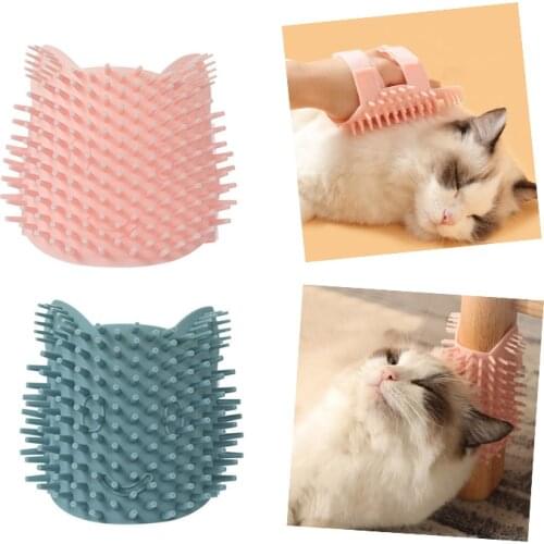 Cat Self Groomer Brush Pet Grooming Supplies Hair Removal Comb for Cat Dog Hair Shedding Trimming Cat Massage Device
