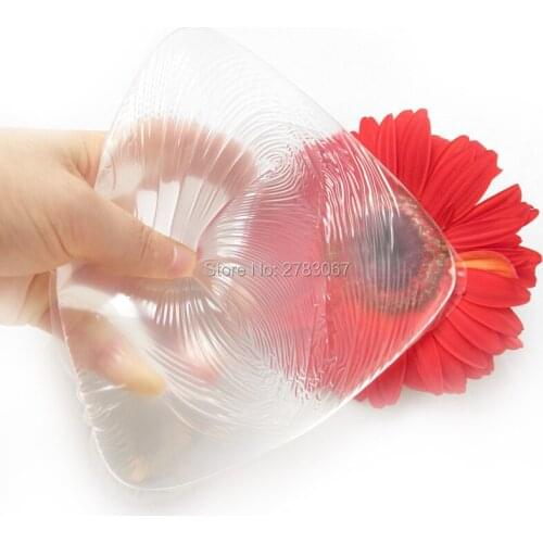 110gSwim Breast Form silicone brseast form made from a clear silicone which is water-resistant and dries quickly
