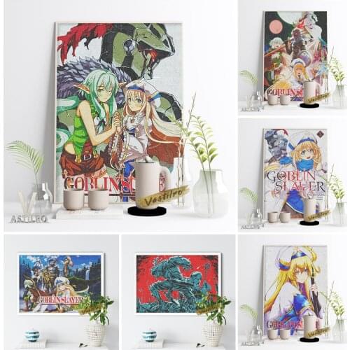 Goblin Slayer Magic Dark Cartoon Manga Poster Japan Anime Print Art Canvas Painting Children Room Wall Decor Otaku Gift Idea