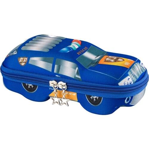 Cartoon cars pencil box school supplies stationery box multi - function pencil case large capacity pencil case