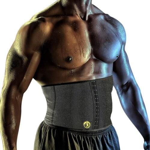 SEXYWG Men Waist Trainer Running Vest Body Shaper Waist SPA Neoprene Tummy Belly Band Slimming Belt Modeling Strap Waist Support