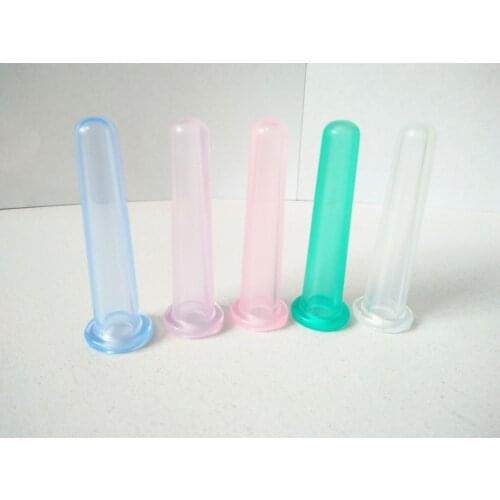 5Pcs Cupping Cup Set Silicone Vacuum Face Cupping Massage Suction Cup Face Body Massager Relax Therapy