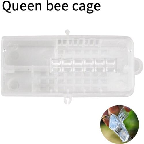 5 Pcs Beekeeping Product Transparent Push-pull Type Bee Queen Cages Plastic Bee Queen Rearing Tools For Beekeeper
