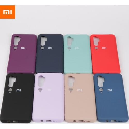 Xiaomi Mi Note10 Note 10 Pro Liquid Silicone Case Silky Soft-Touch Back Protective Cover for Xiaomi mi cc9 note10 pro phone case