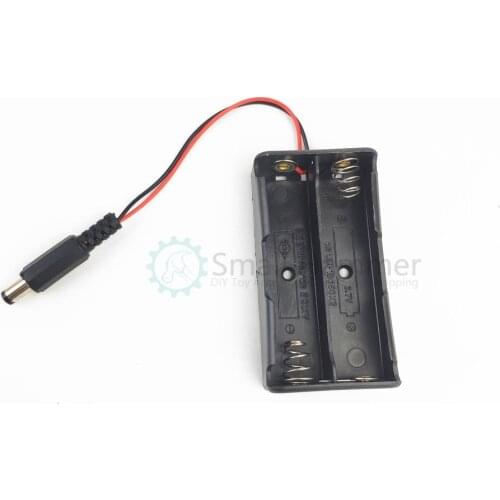 Arduino UNO power supply interface 18650 two-cell battery box with line DC