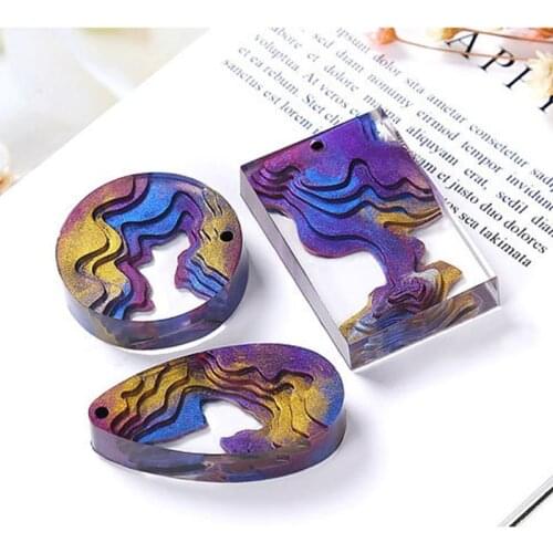 Ocean Island Pendant Resin Molds Silicone Molds Jewelry Making Epoxy Resin Craft