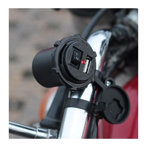 Intelligent waterproof motorcycle phone 12V to 5V, 1, 5A universal, GPS, USB charger, power adapter, motorcycle accessories