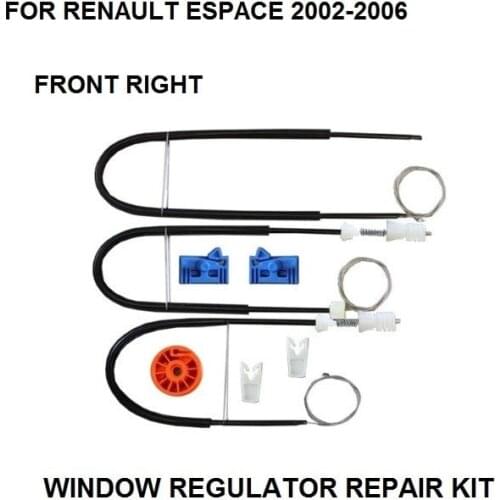 FOR RENAULT ESPACE MK IV 4 ELECTRIC WINDOW REGULATOR REPAIR KIT FRONT RIGHT 2002-2006