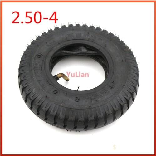 2.80/2.50-4 2.50-4 tire tyre & Inner Tube set For Elderly Tire Electric Scooter Black Anti-puncture Dollies Wagon Hand Truck