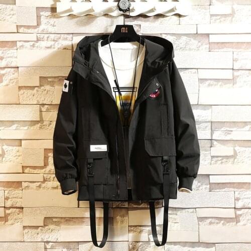 2019 Autumn New Men Leisure Fashion Camouflage Hooded Jacket Unlined Upper Garment Casual Print Zipper Mens Jackets and Coats