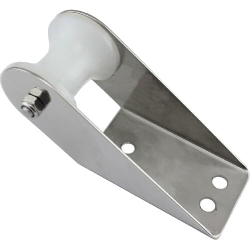 Stainless Forged Yacht Anchor Bow Roller Stainless Steel 316 Marine Mirror Polished Finish Boat/ Yacht Bow Roller 50*155mm