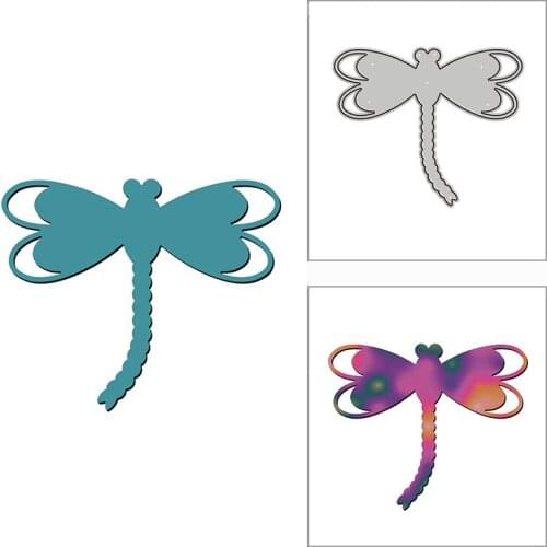New 2021 Charming Dragonfly Animal Metal Cutting Dies for DIY Scrapbooking and Card Making Decorative Embossing Craft No Stamps