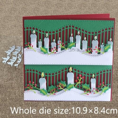 New Design Craft Metal stencil mold Cutting Dies candle leaves decoration scrapbook die cuts Album Paper Card Craft Embossing