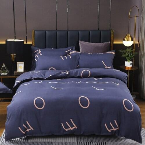 Autumn and winter bedding for girls and boys high weight frosted pillowcases and bedspread set children adult boys duvet cover