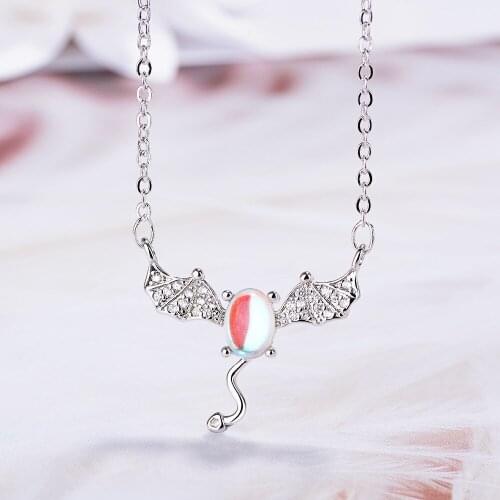 New Original 925 sterling silver Stone Necklace for Girls Gift Cubic Zirconia Statement Choker Necklaces Women Jewelry