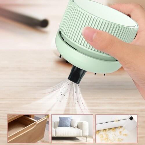 Portable Desktop Vacuum Cleaner Mini Crumb Dust Sweeper Paper Dust Collection For Home Office Keyboard Manicure Vacuum Cleaner