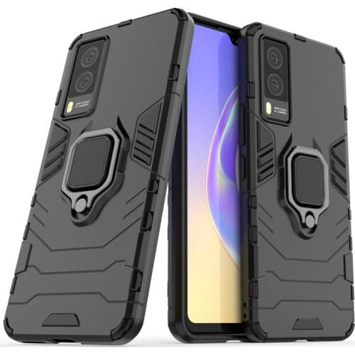 Shockproof Bumper For Vivo V21E 5G Case For Vivo V21E 5G Cover Cases Armor PC Silicone TPU Protective Phone Cover For Vivo V21E