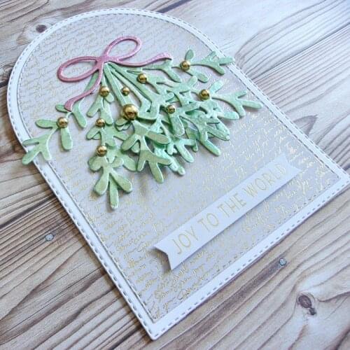 Cutting Dies Mistletoe Set Scrapbook Cardmaking DIY Paper Craft Metal Stencil Surprise Creation