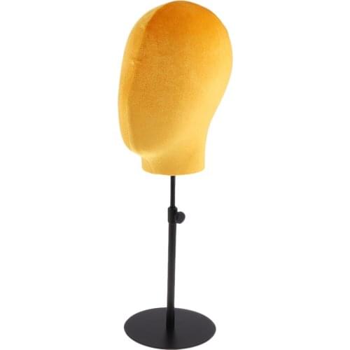 Adjustable Height Wigs Making Mannequin Head Hat Display Wig Stand Holder Rack High-end Cosmetology Head