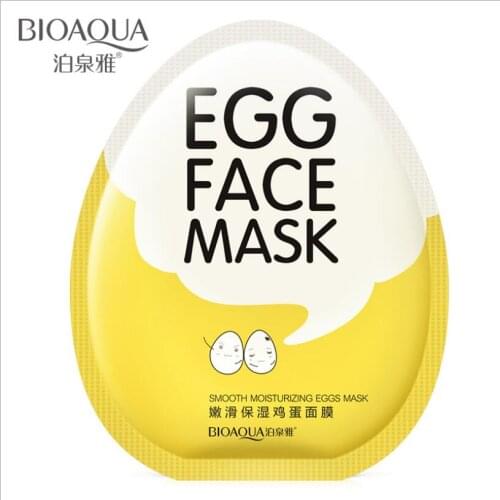 BIOAQUA Smoothing Moisturizing Beauty Egg Mask Moisturizing Moisturizing Oil Control Shrinking Pore Brightening Complexion