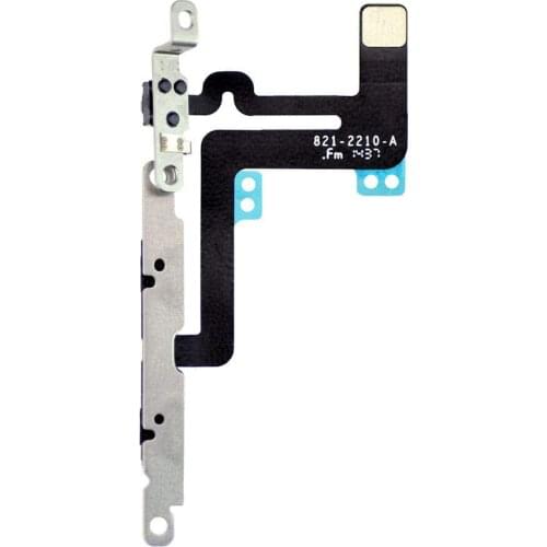 1PCS For iPhone 6 6 Plus Volume Button and Silent Switch Flex Cable with Brackets Preinstalled