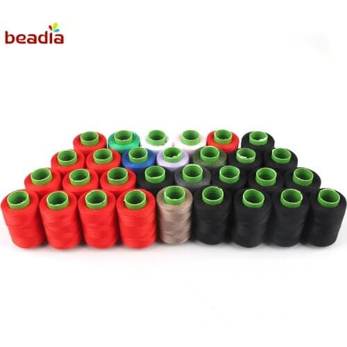 10 Roll/bag High Tenacity Sewing threads Machine Embroidery Thread Polyester Craft Patch Steering-wheel Supplies