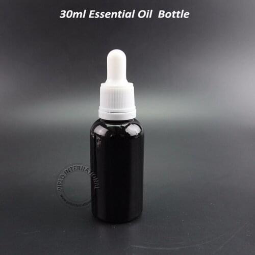 20pcs/Lot Promotion 30ml Essential Oil Glass Bottle Empty Women Cosmetic Jar Reagent Liquid Pipette Container Refillable Case