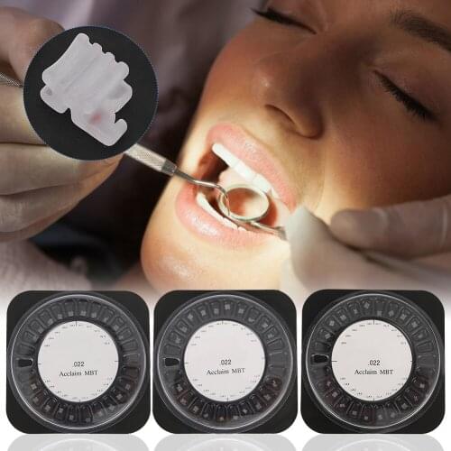 Dental Orthodontic Ceramic Brackets Straight Wire Dentist Orthodontics Supplies