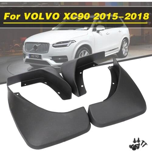 4Pcs Car Mudflaps Front Rear Mud Flaps Mudguards Splash Guards Fender Flares For VOLVO XC90 2015 2016 2017 2018 Car Accessories