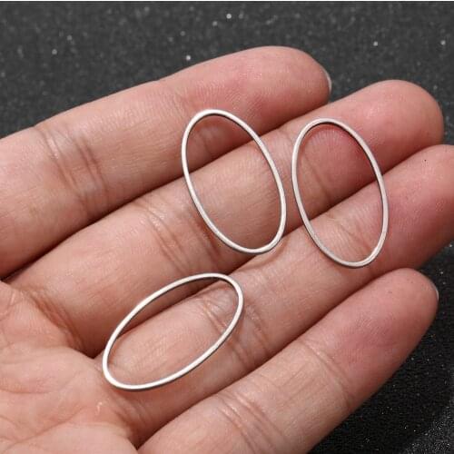 40Pcs/lot Stainless Steel Teardrop Earring Findings Components Waterdrop Heart Triangle Charms Connectors For Earrings Making