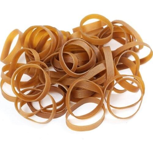 50Pcs Rubber Bands 50*10mm Elastic Bands Stationery Holder Package Office Supplies Rubber Rings for School Home or Office