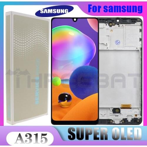 6.4" New Super OLED A31 A315 LCD For Samsung Galaxy A31 A315 A315F LCD Display Touch Screen Digitizer Assembly Replacement part