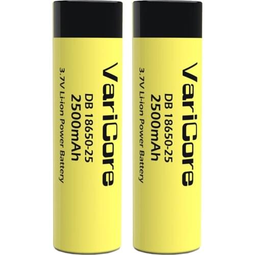1-10PCS VariCore HE2 18650 rechargeable lithium battery 3.7V 2500mAh can keep 20A discharge for laptop Portable printer