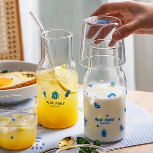 Household Drink Ins Water Cup a Pot a Cup Set Fruit Tea Juice Pot Drink Milk Cold Drink Cup Pot