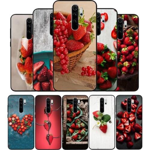Strawberry Phone Case For Xiaomi Redmi note 9 8 7 6 5 4 Pro S for redmi 4A 4X 5 Plus 5A 7A Cover