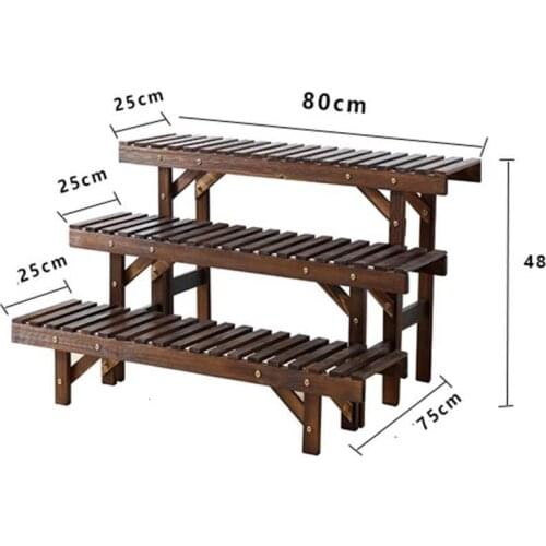 Scaffale Porta Piante Estanteria Para Macetas Wood For Saksi Standi Balcony Shelf Stojak Na Kwiaty Dekoration Flower Stand