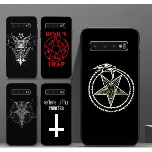 Devil Satan sheep Phone Case For Samsung A50 A51 A71 A20E A20S S10 S20 S21 S30 Plus ultra 5G M11 funda shell