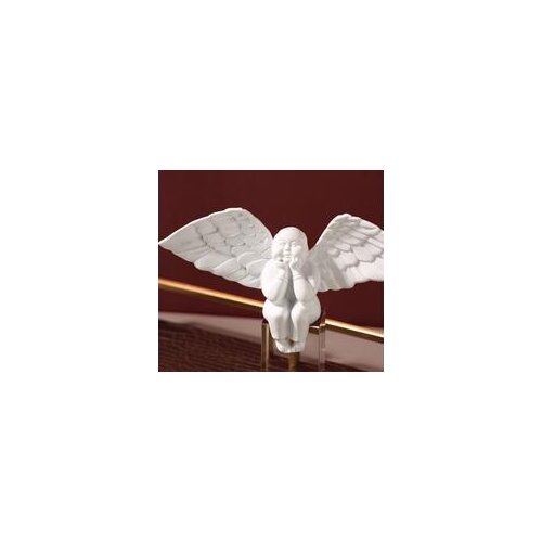 EUROPEAN WHITE ANGEL BOY STATUE TRANSPARENT BASE RESIN CRAFTS ORNAMENTS OFFICE DESK DECORATION FIGURINE RUSTIC HOME DECOR