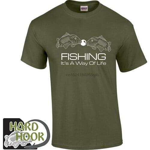 Carp Fishing T shirt mens Carp Fishing Bank Lake clothing Boilie pop ups style 2