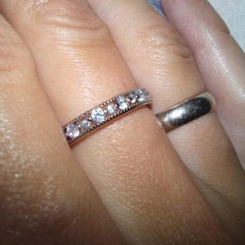 ZHOUYANG Ring For Women Vintage Western Style Hollowed Out Patterns Zircon Light Gold Color New Fashion Jewelry Gifts KBR301