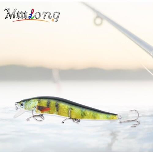 Mmlong 12cm Floating Wobbler Minnow Fishing Lure SAH09C 14.6g Artificial Swimbait Plastic Pesca Carp Baits Fish Articulado