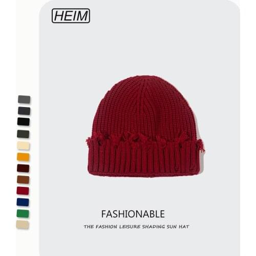 Fashion True Casual Beanies For Men Women Girl Boy Fashion Knitted Winter Hat Solid Hip-hop Skullies Hat Unisex Cap