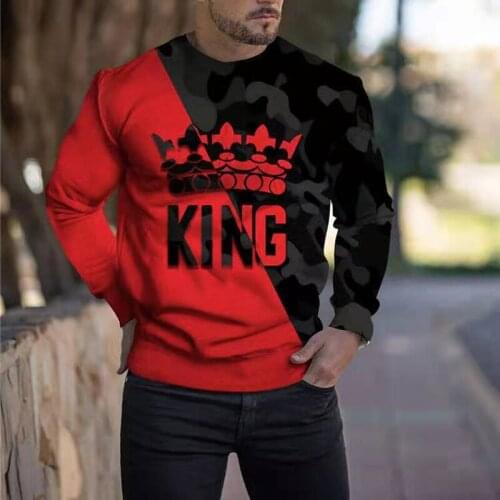 Mens T-shirt Oversized Vintage Long Sleeve Spring Autumn New Tshirts Fashion Harajuku Letters Print T Shirts Men Camiseta Mujer