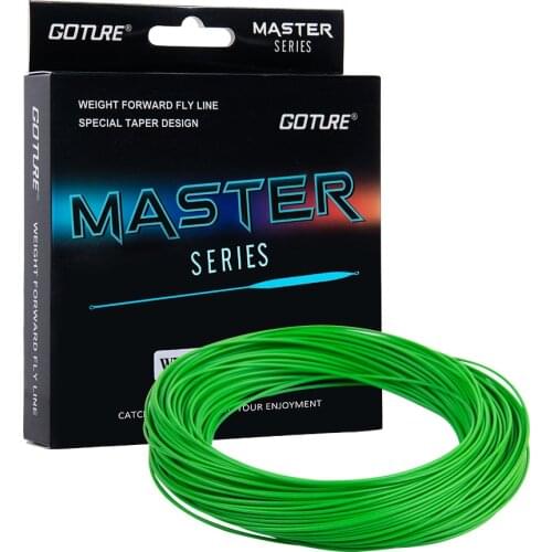 Goture Master Weight Forward Floating Fly Fishing Main Line #2-10 90FT/100FT Fly Fishing Accessories